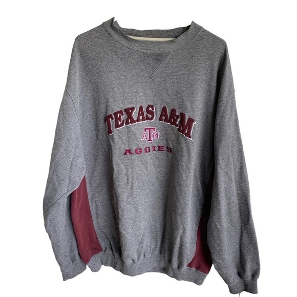 Texas A & M Crewneck Sweatshirt Mens Adult Size XL Puma Embroidered - Picture 1 of 8
